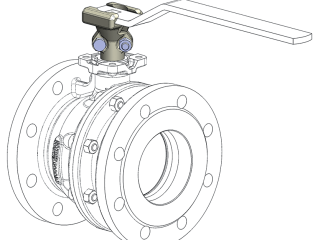 Stem extension for thermal insulation