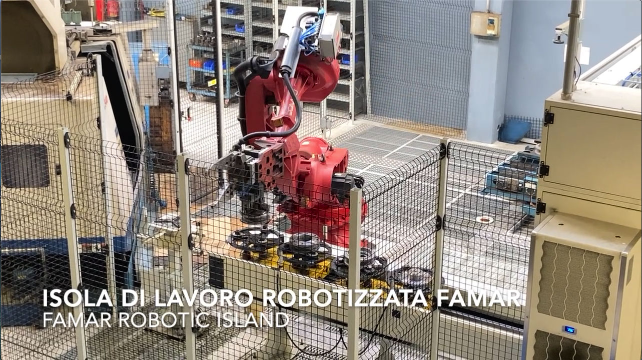 Brandoni valves - robotic island and horizontal Machining Centers