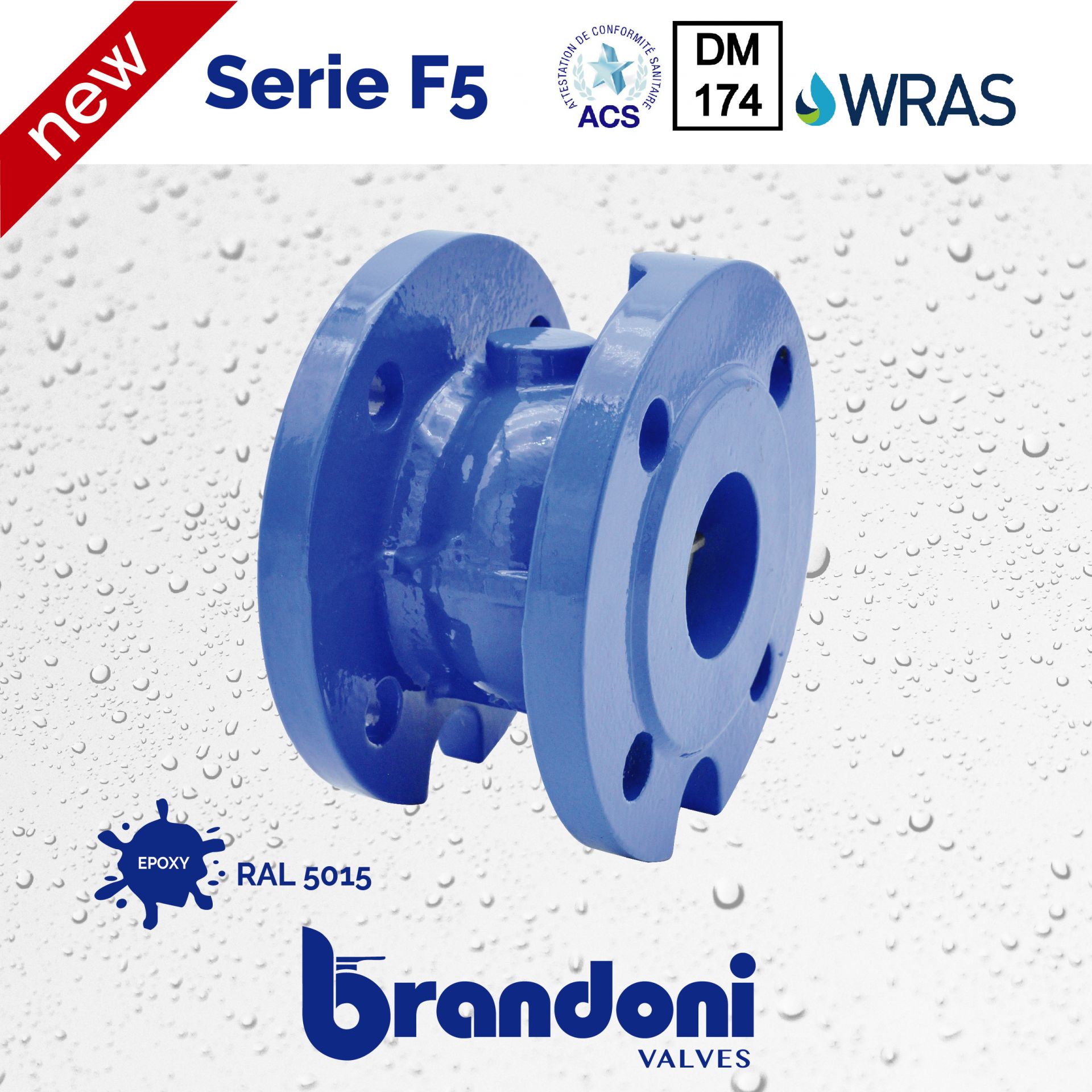New Series F5 spring check valves